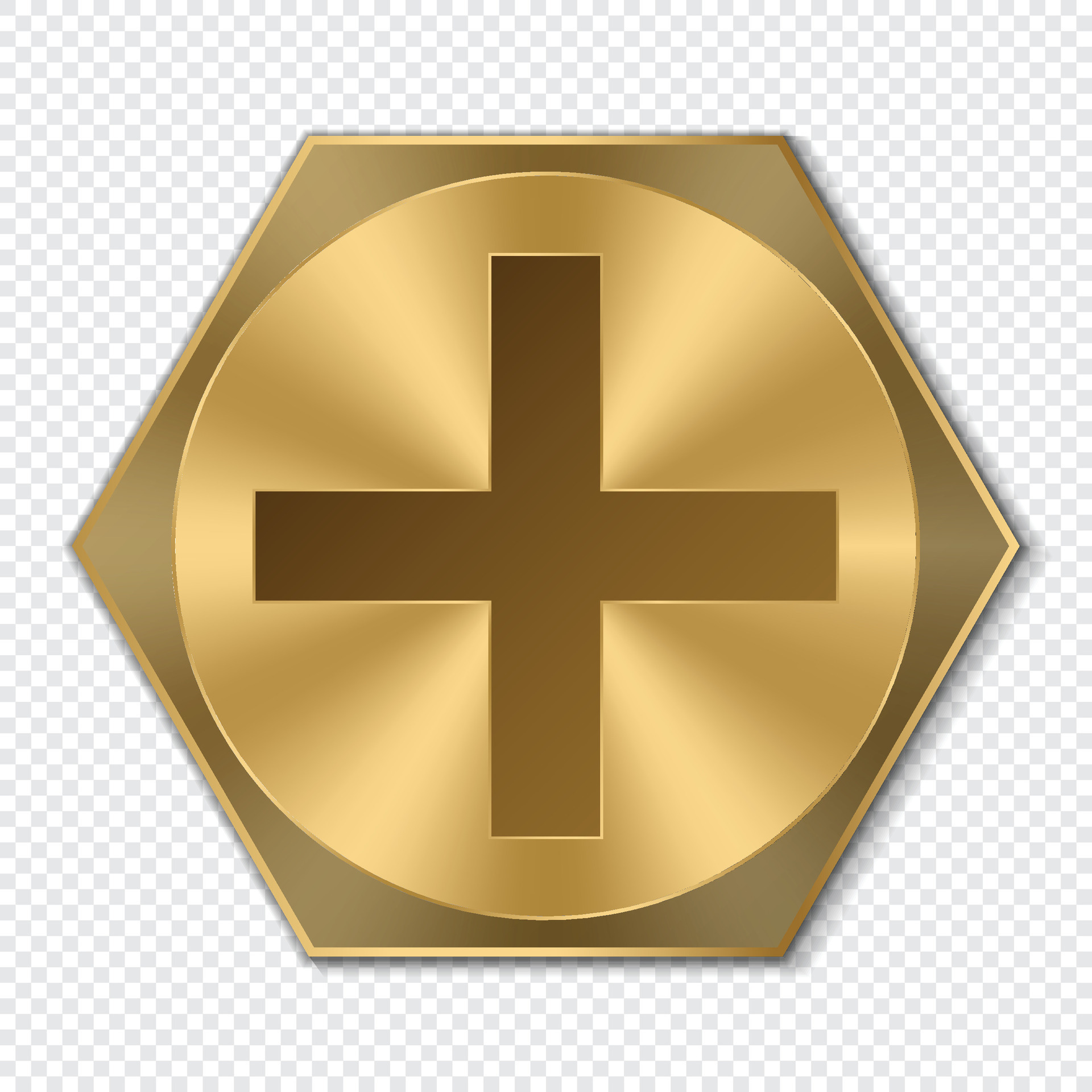 golden-hexagon-bolt-head-realistic-metal-screw-top-view-head-of-bolt