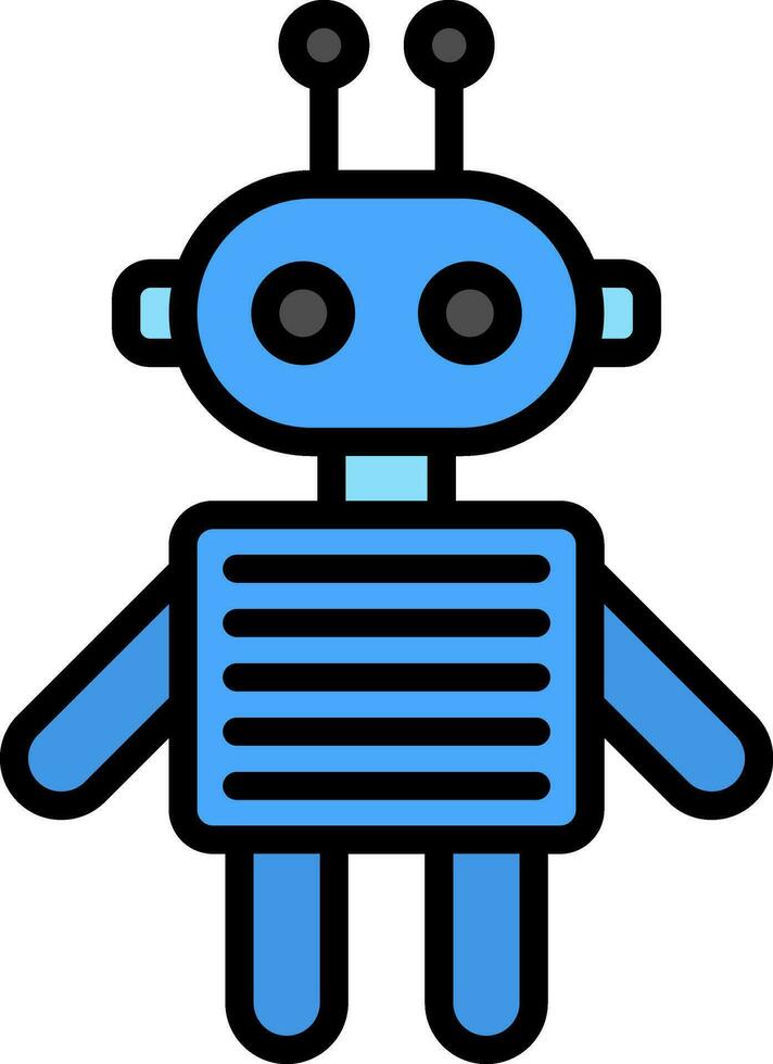 diseño de icono de vector de robot