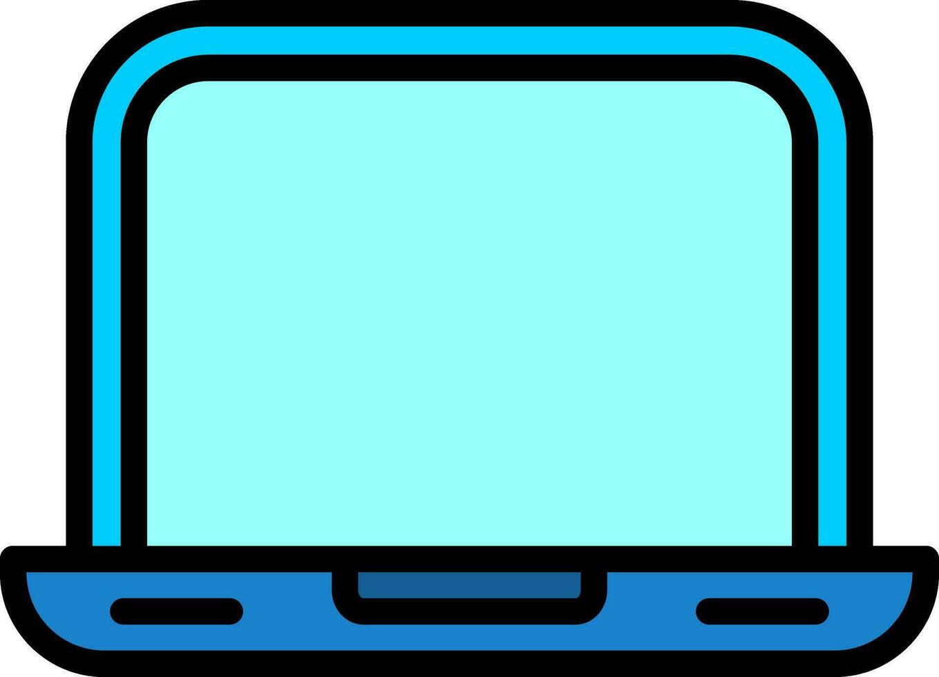 Laptop Vector Icon Design