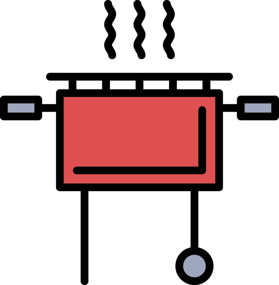 diseño de icono de vector de parrilla