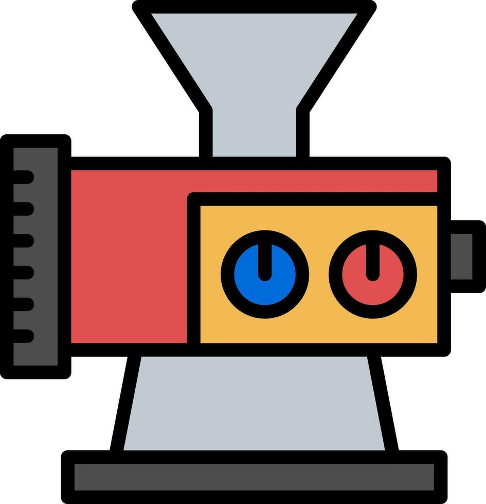 Meat grinder Vector Icon Design