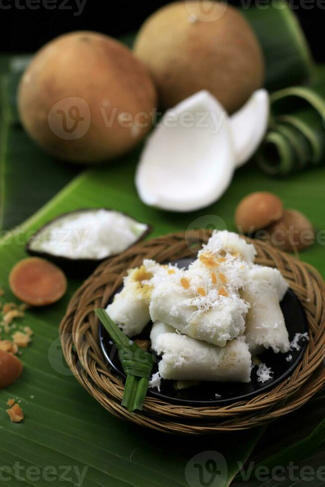 Kue Putu Bambu or Putu Cake Medan photo