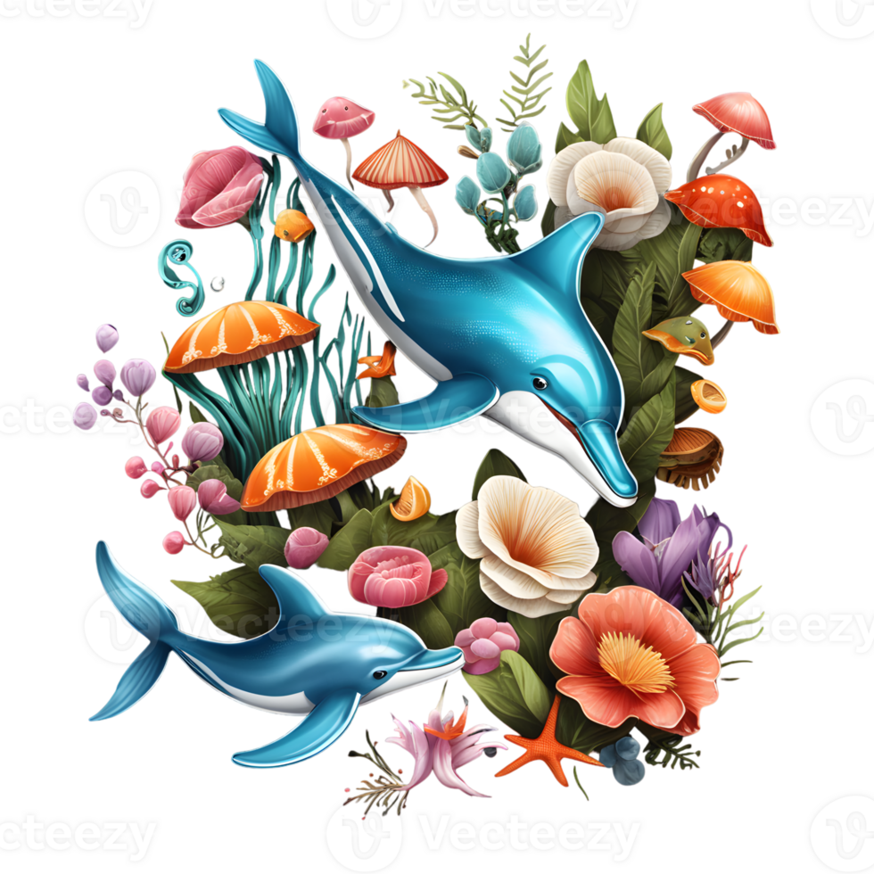 Cute Animals Clipart, Funny Animals Composition Clipart Design