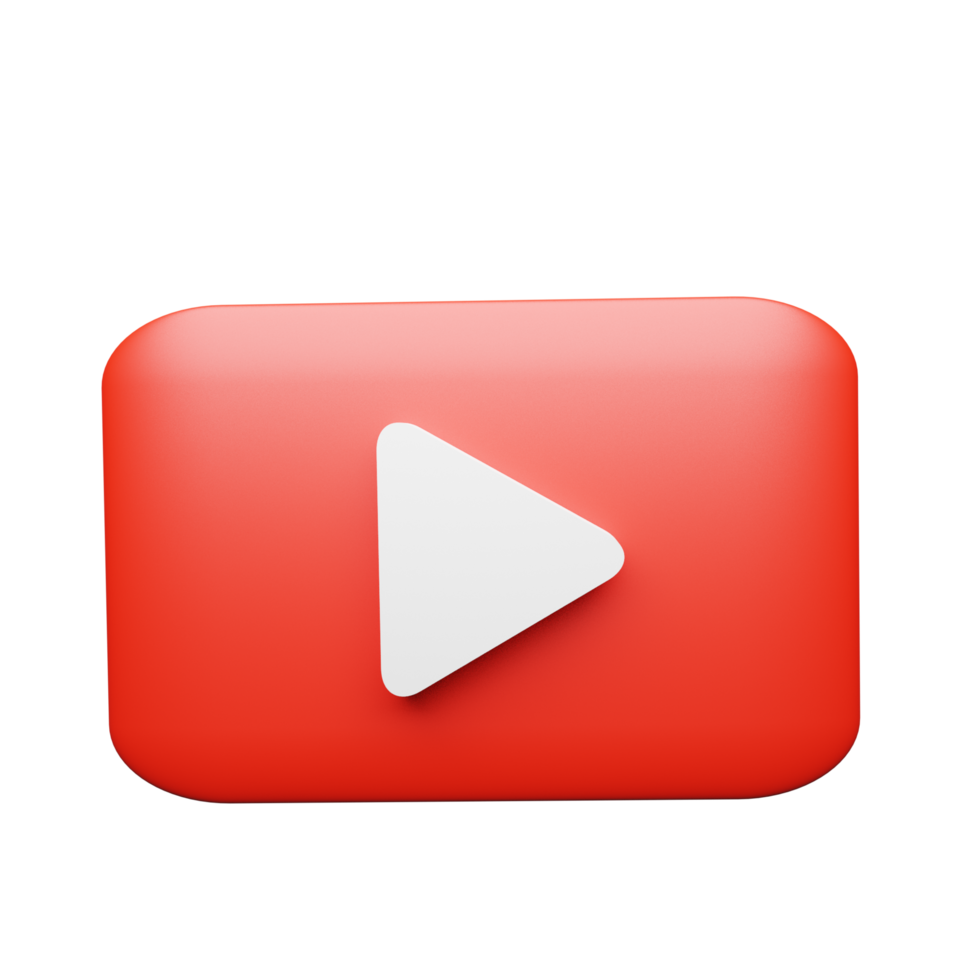 play button youtube, youtube video icon, logo symbol red banner, social media sign, mobile app, web video mark png