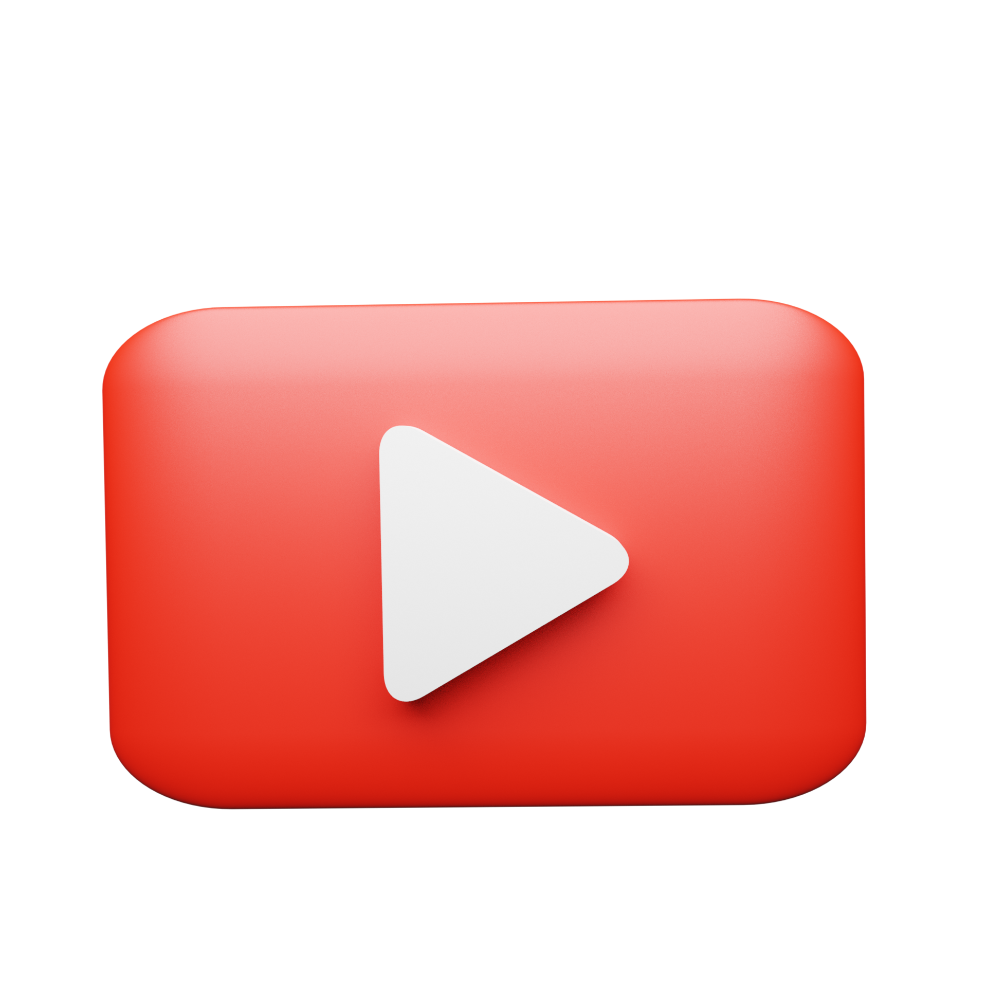 Speel Knop Youtube Youtube Video Icoon Logo Symbool Rood Banier Sociaal Media Teken Mobiel