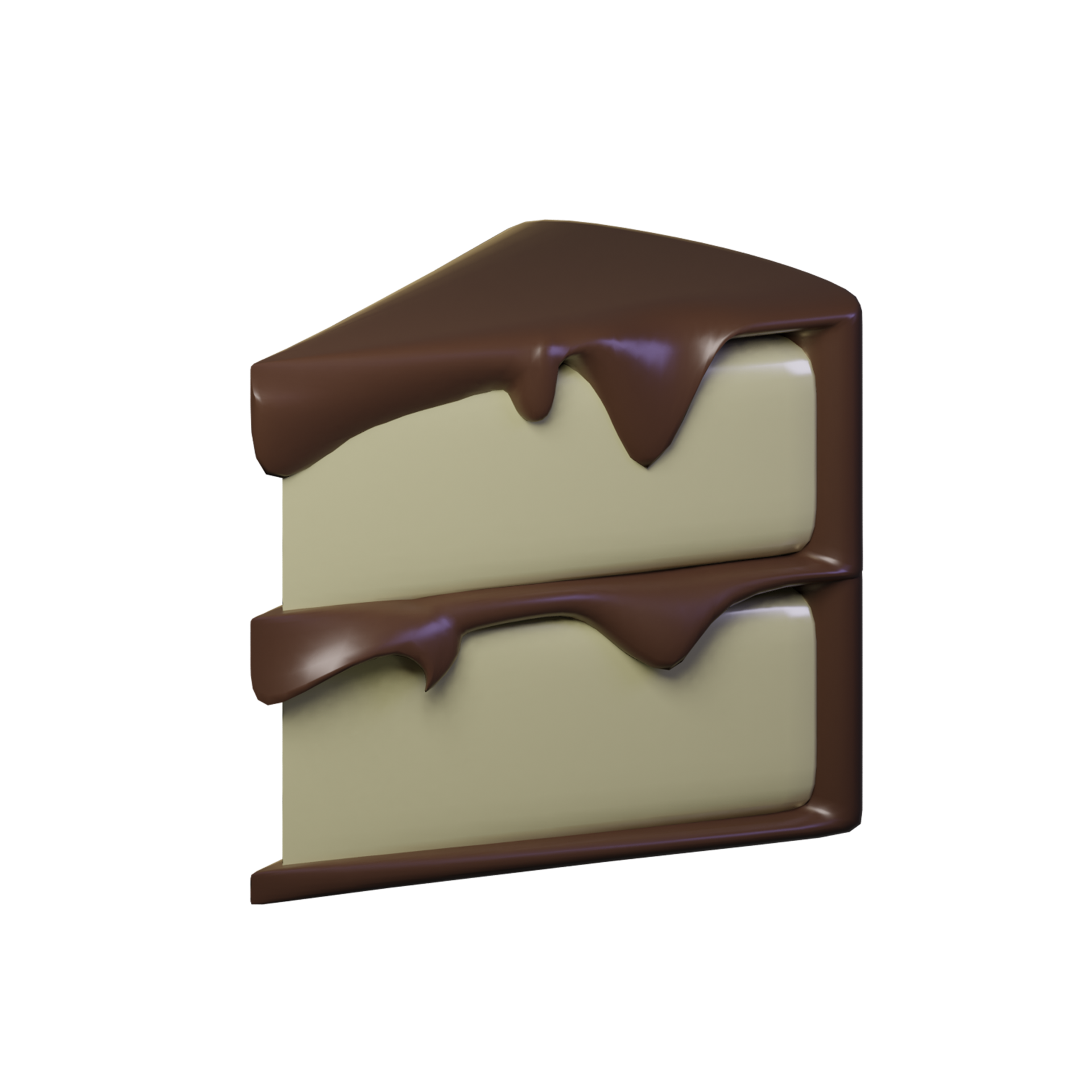 Three layer Tart Cake Slices With Melted Chocolate 28900116 PNG three-layer-tart-cake-slices-with-melted-chocolate-28900116-png