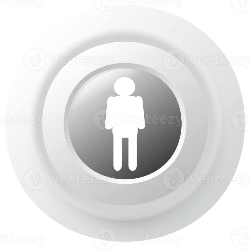 Button with male symbol. png