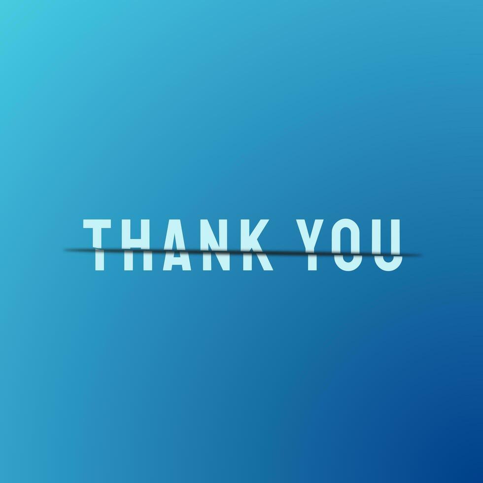 Illustration slice text effect of thank you. Isolated background. Suitable for greeting card, wallpaper, sign, business, digital. Typography design photo