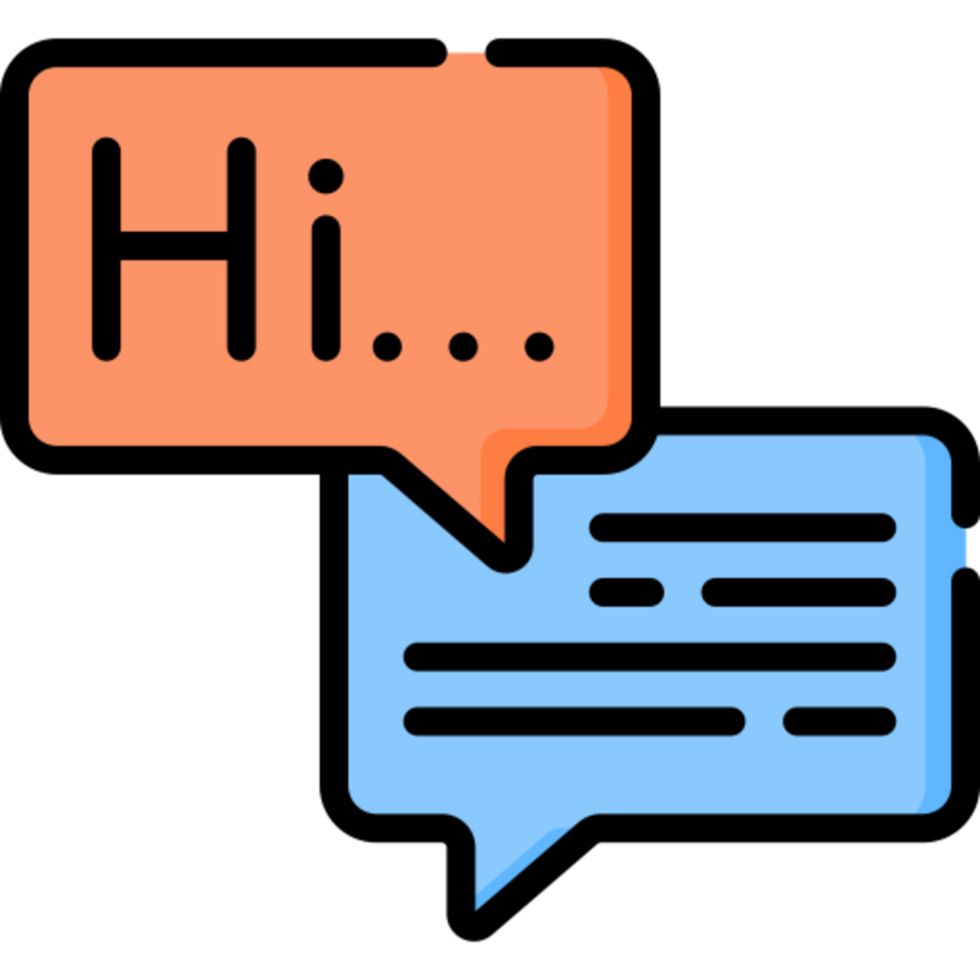 conversation icon design png