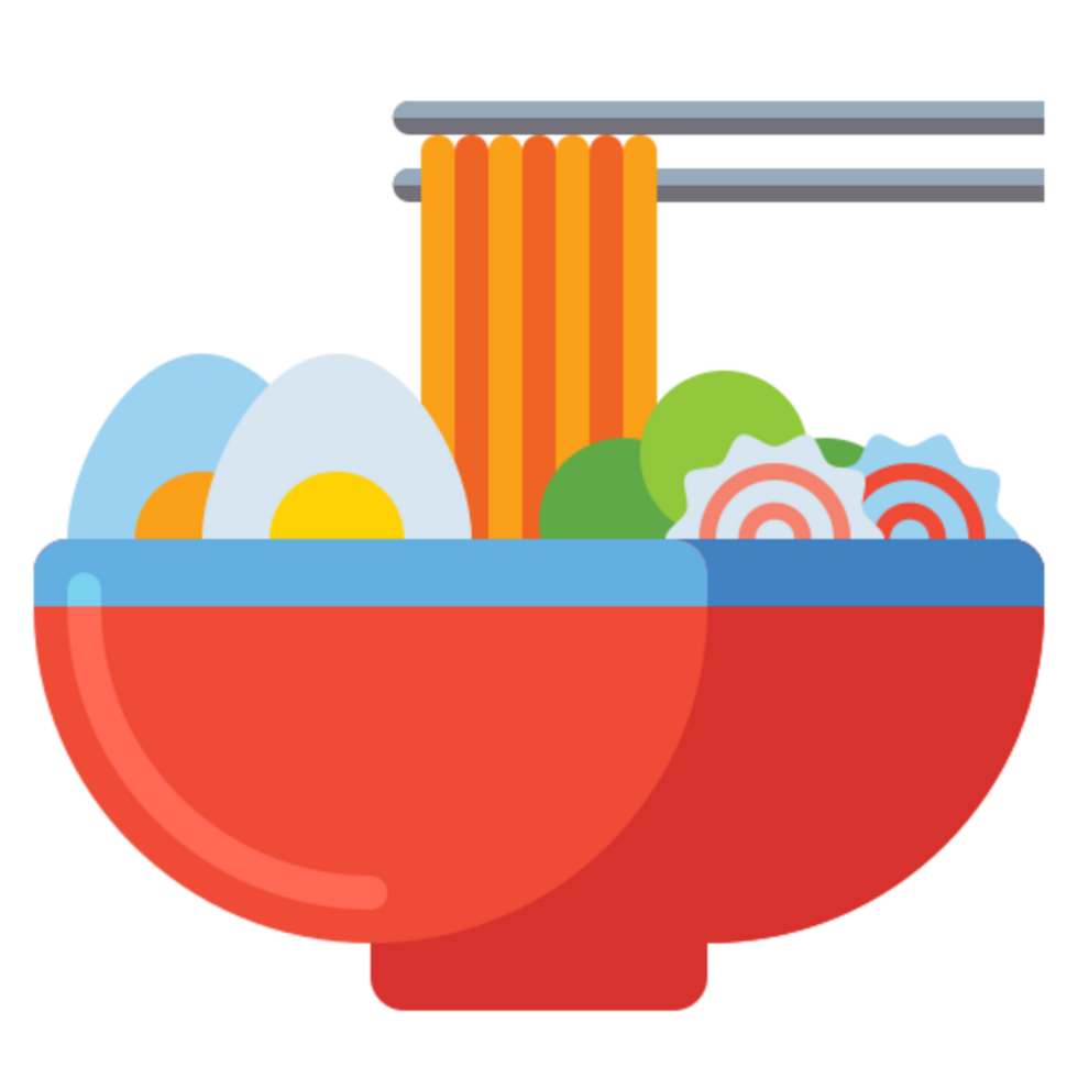 ramen icoon ontwerp png