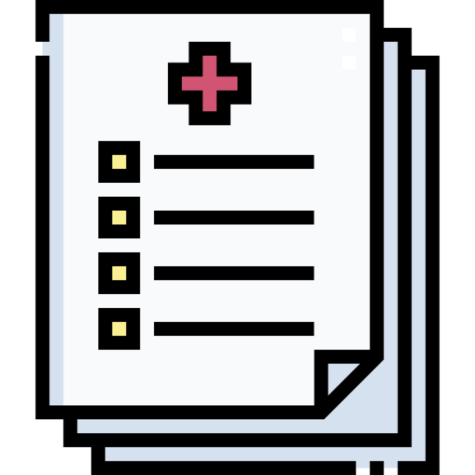 medical report icon design png