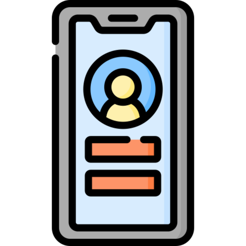 add contact icon design png