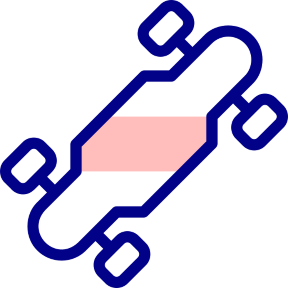 long board icon design png