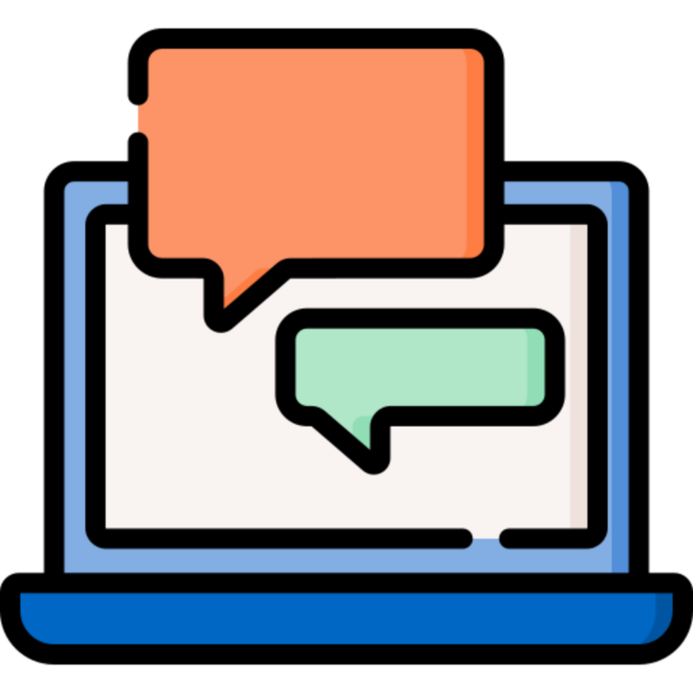 chat box icon design png