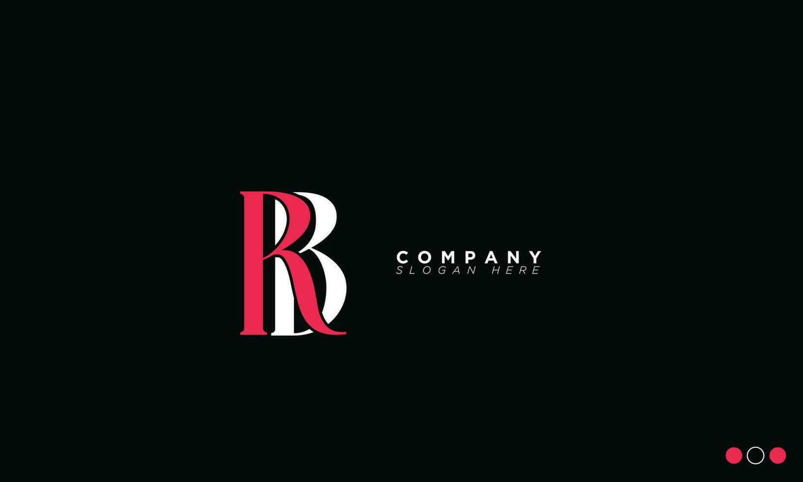 RB Alphabet letters Initials Monogram logo BR, R and B vector