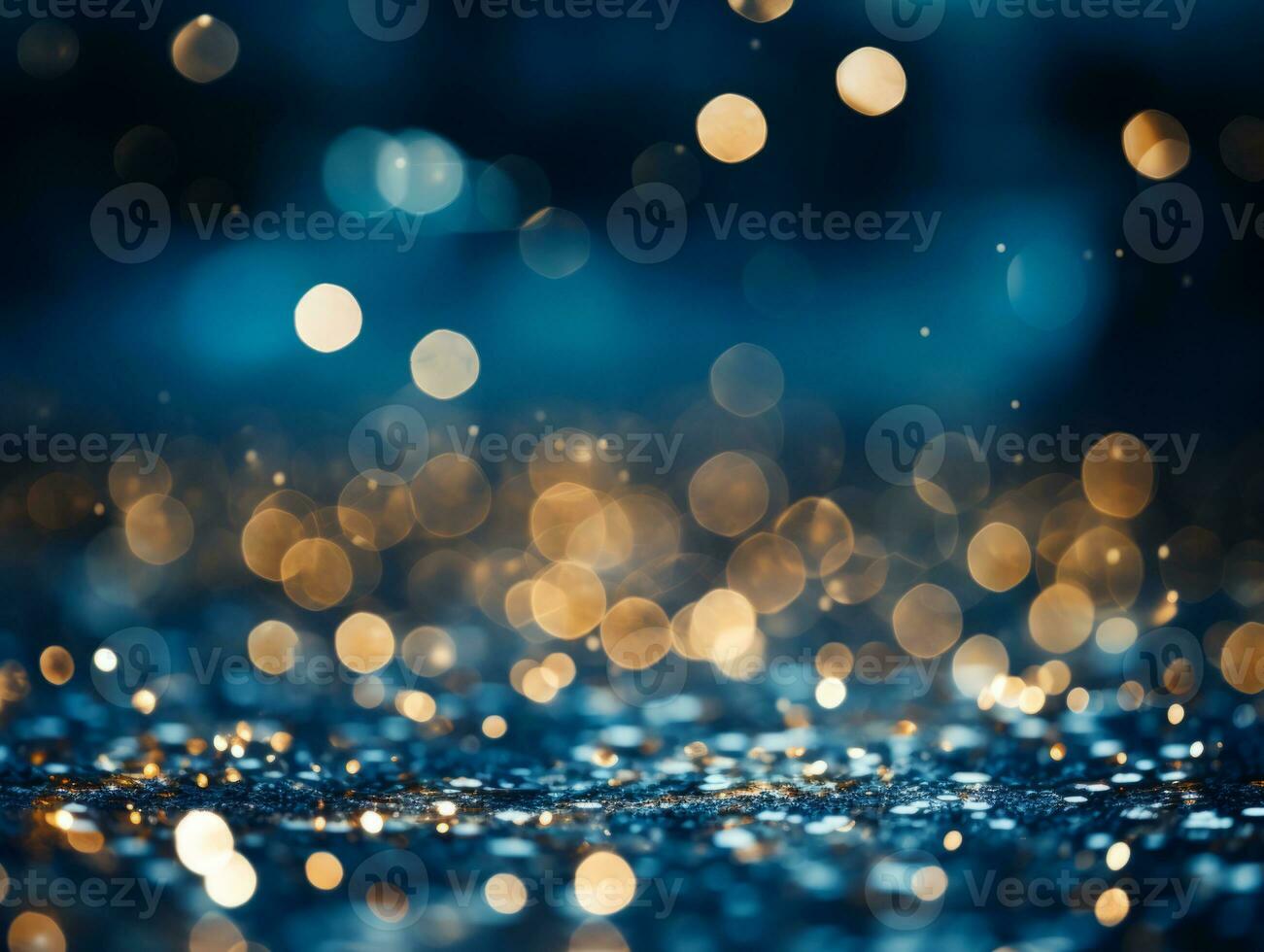 Christmas composition with bokeh background and copy space AI Generative photo