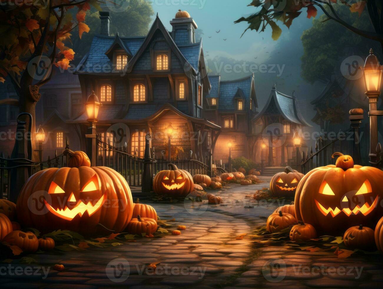 Halloween composition AI Generative 28919955 Stock Photo at Vecteezy
