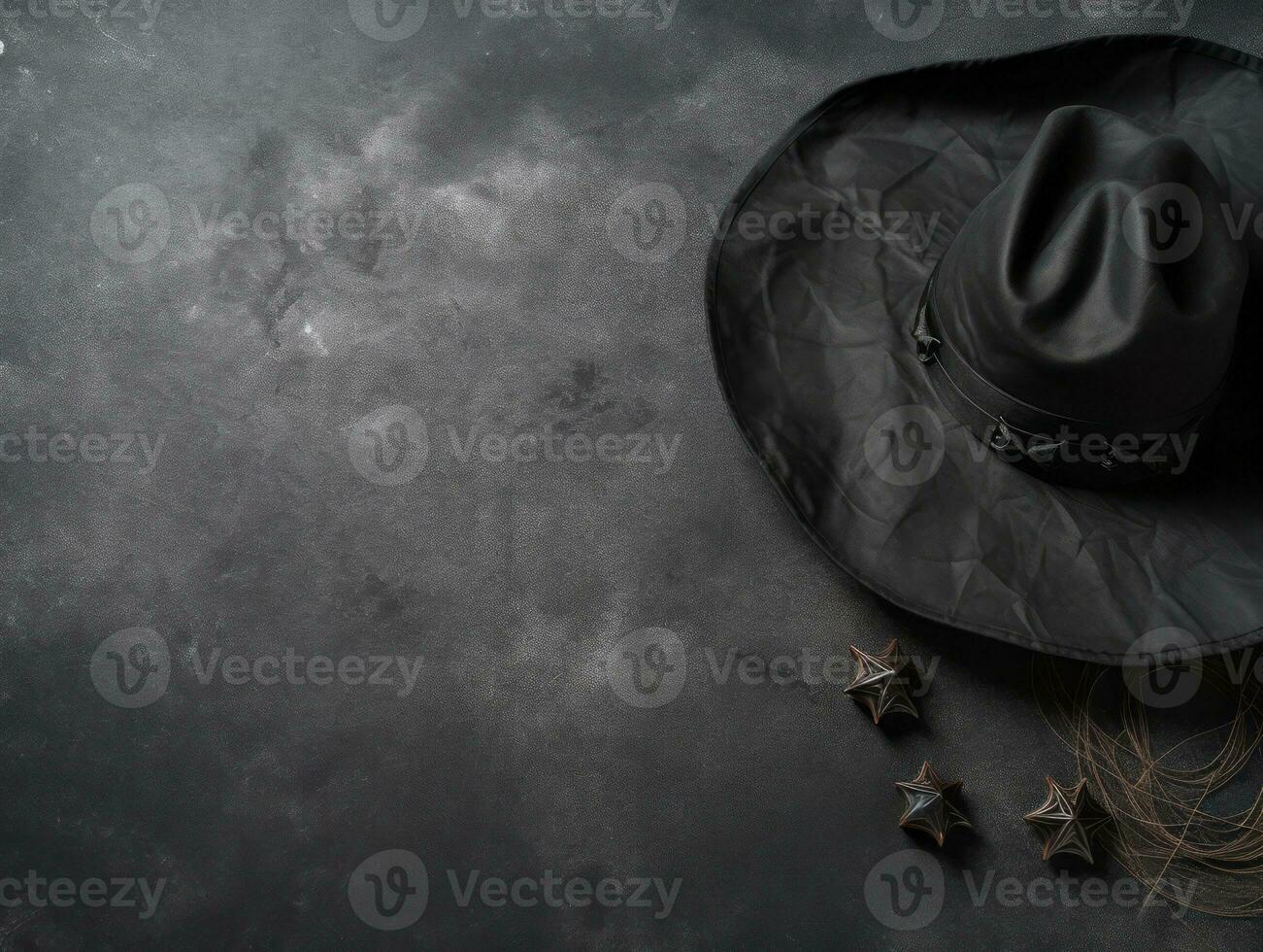 Halloween composition with copy space AI Generative photo