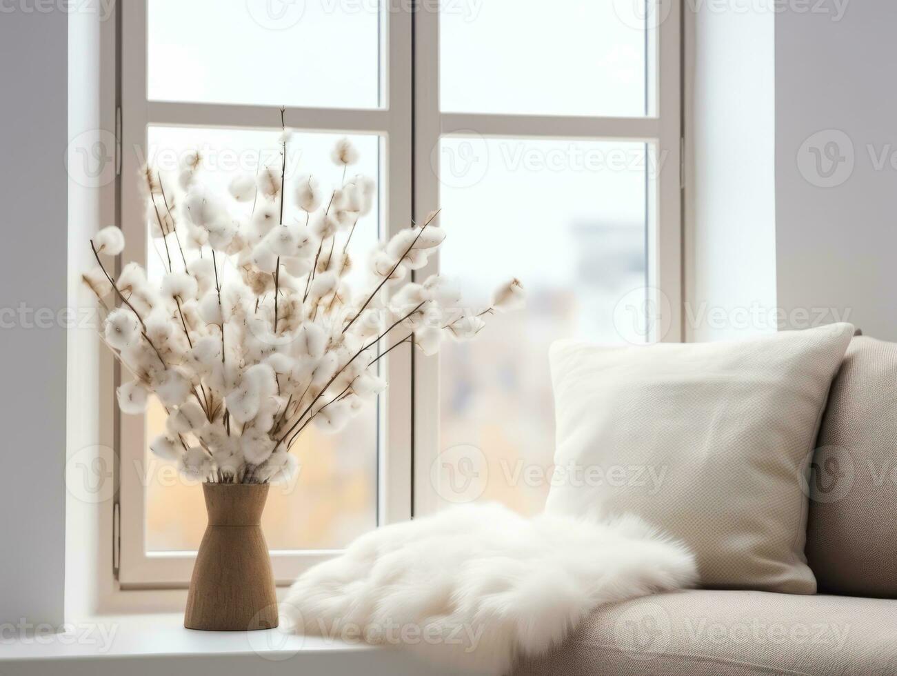 cozy winter composition AI Generative photo