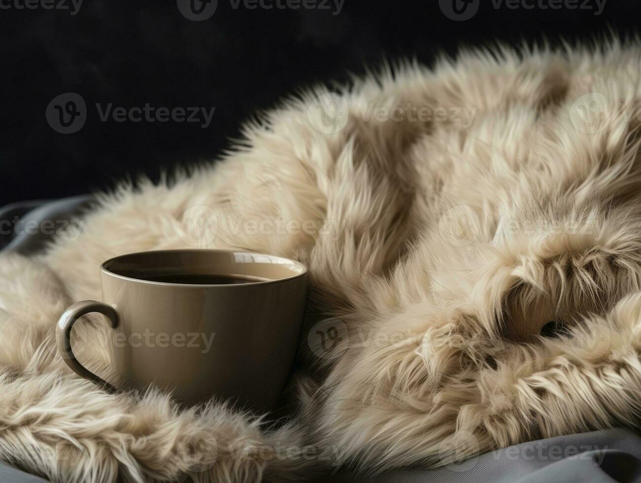 cozy winter composition AI Generative photo