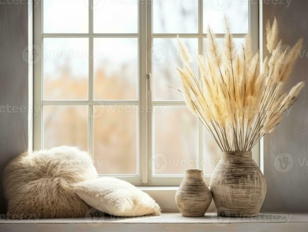 cozy winter composition AI Generative photo