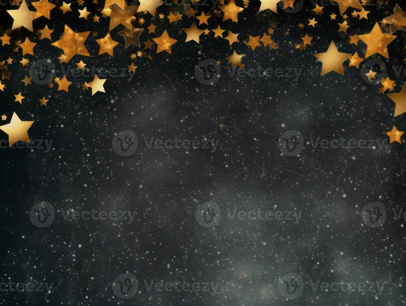 Christmas composition with copy space bokeh background AI Generative photo