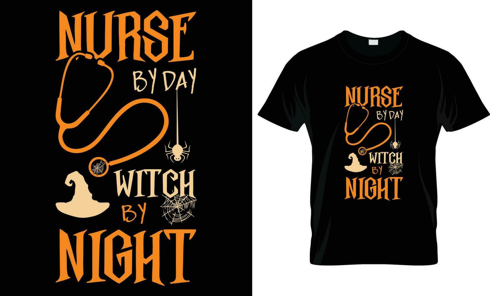 Halloween T-Shirt Design Gift Template vector