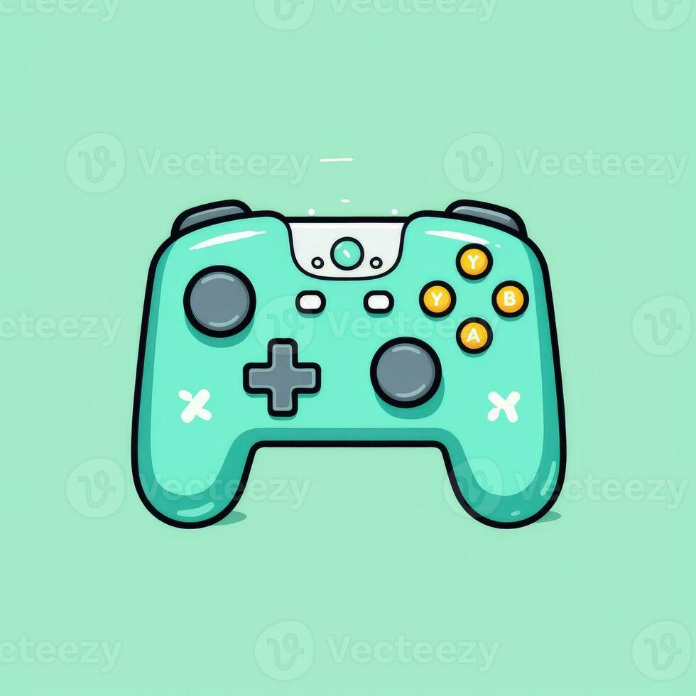 Retro video game controller photo