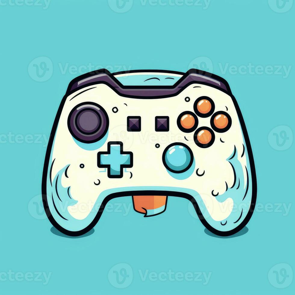 Retro video game controller photo