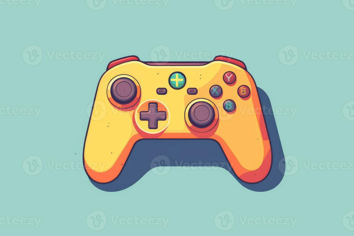 Retro video game controller photo