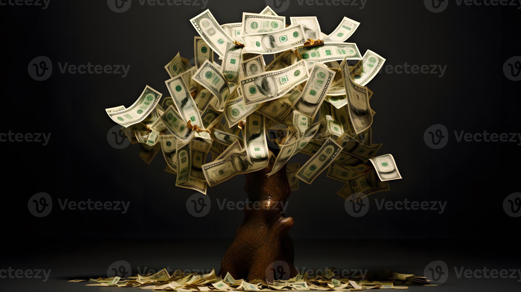 Money background wallpaper design, financial concept, rich, coins, cash, wealth, economy, photo