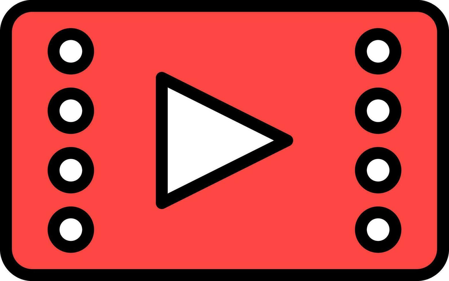 Video player Vector Icon Design