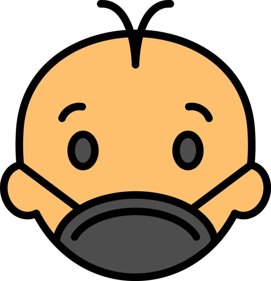 Face mask Vector Icon Design