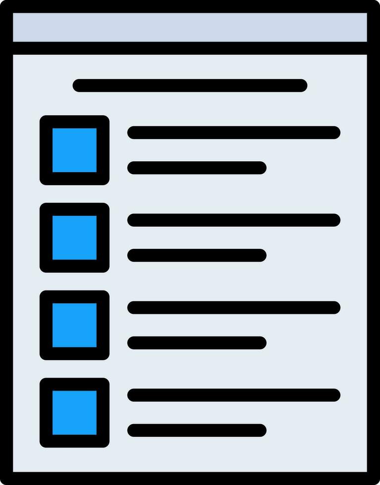 Checklist Vector Icon Design
