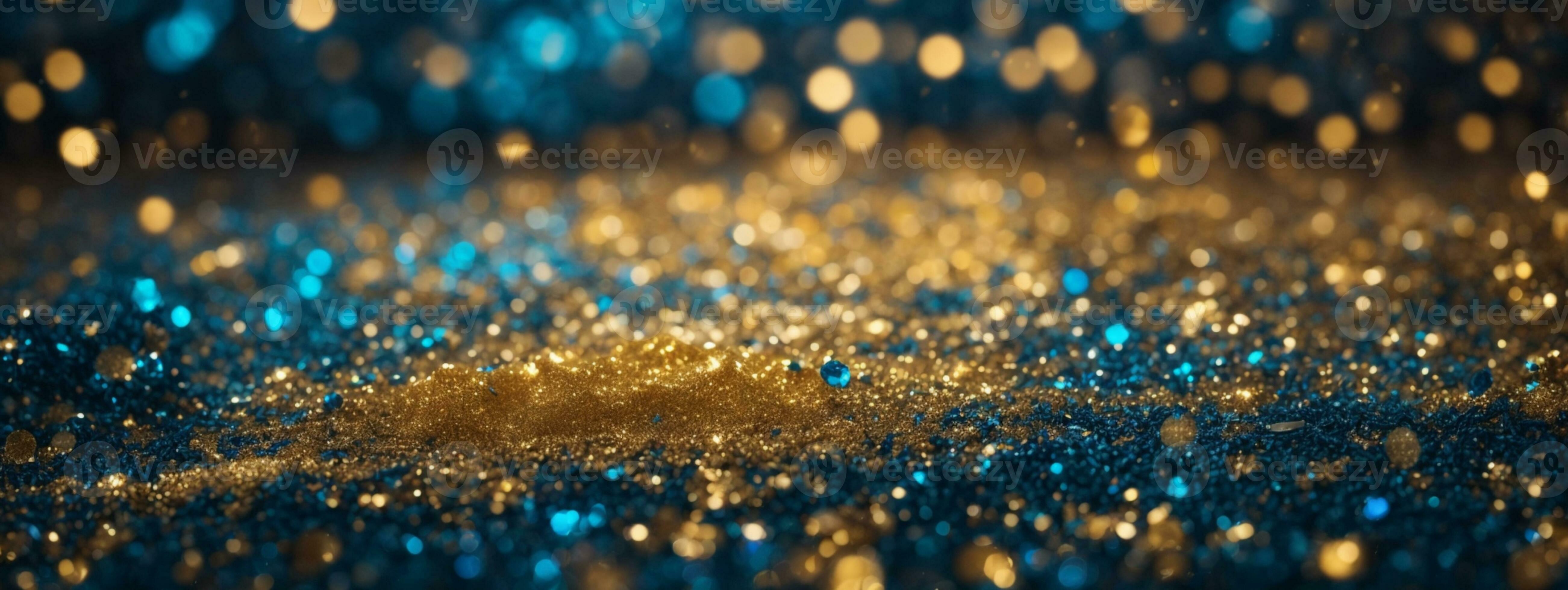 Focused Navy Blue Texture Glitter Background Stock Photo