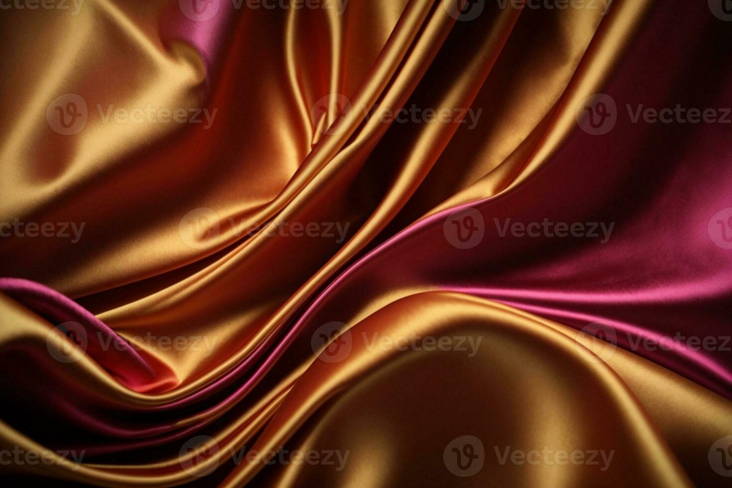 abstract background luxury cloth or liquid wave or wavy folds of grunge silk texture satin velvet material or luxurious Christmas background or elegant wallpaper design, background. AI generated photo