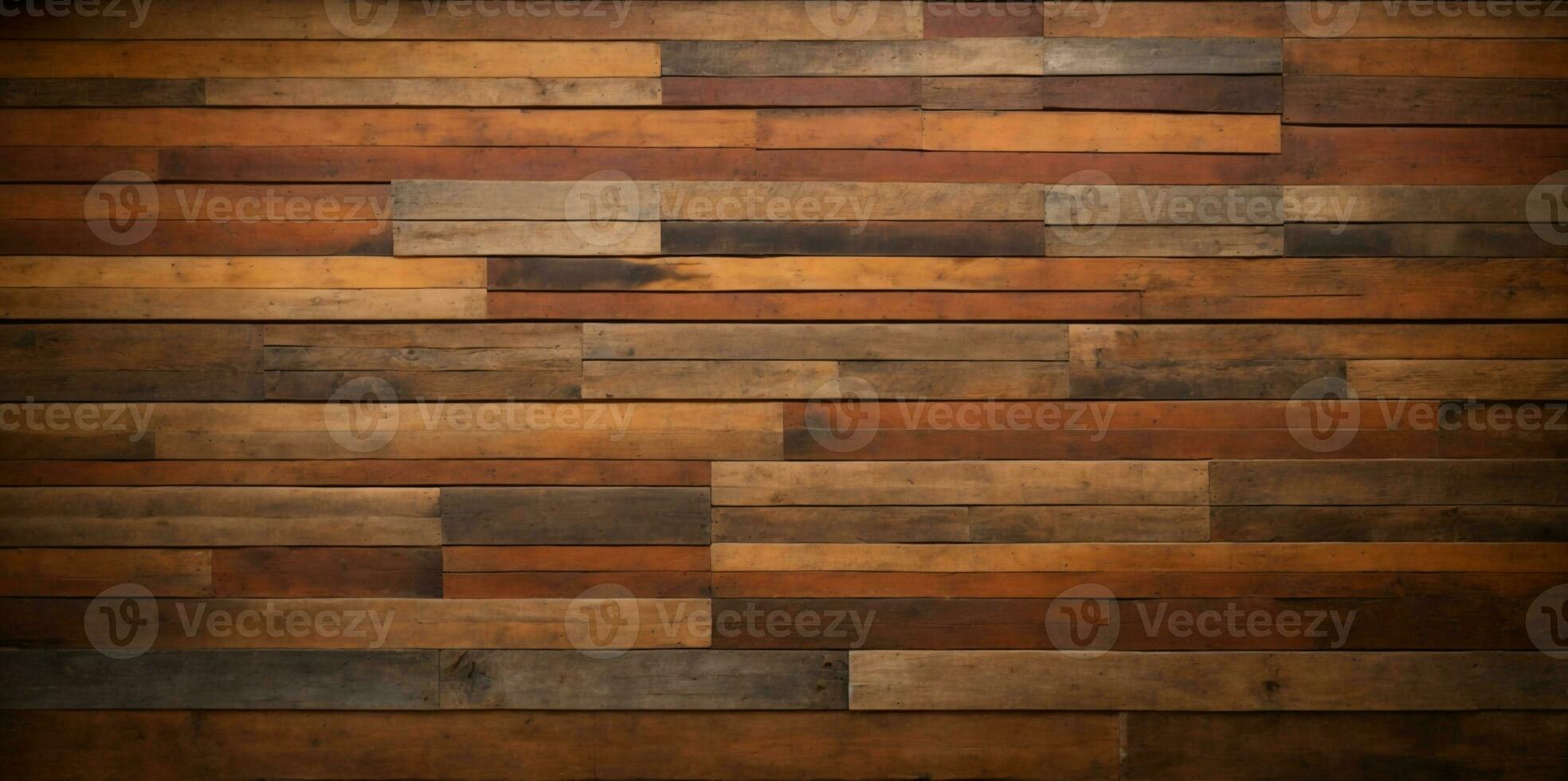 reclaimed wood Wall Paneling texture. AI generated photo