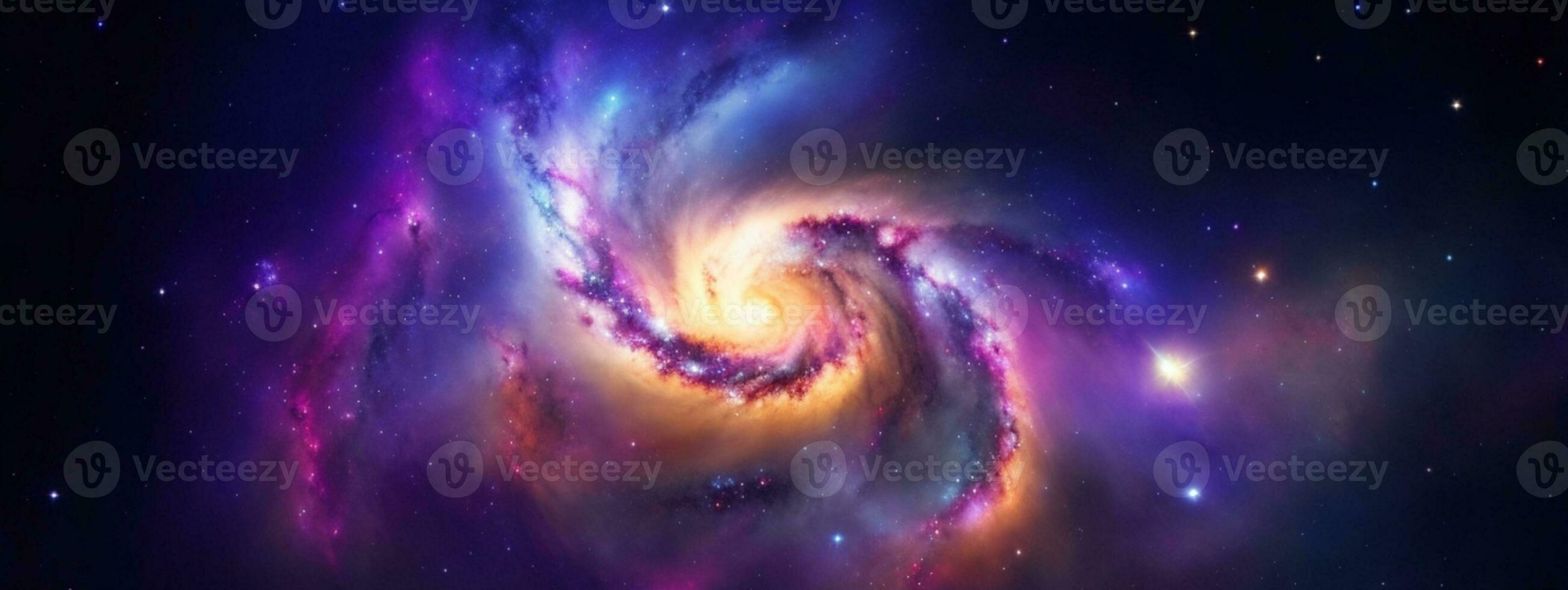 Galaxy. AI generated photo