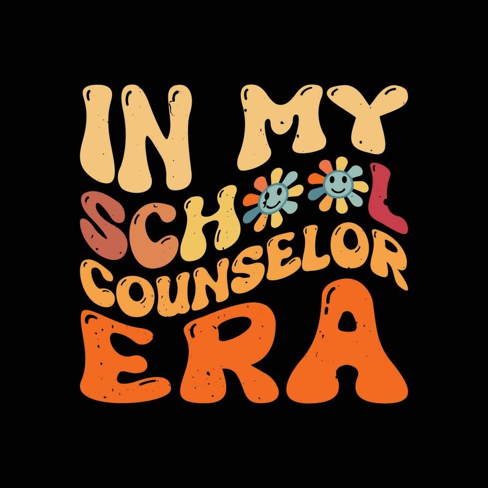 In my school counselor era vector