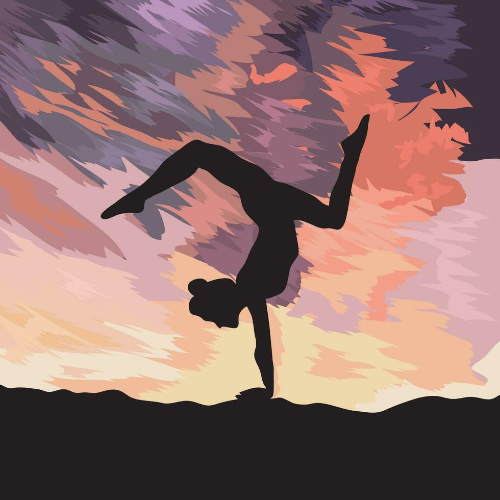 Yoga Vector Graphic Isolated Illustration
