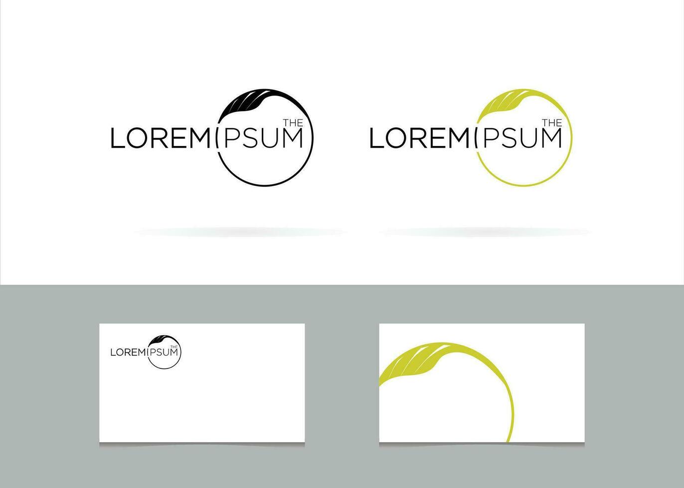 logo diseño para un empresa con un hoja logo vector