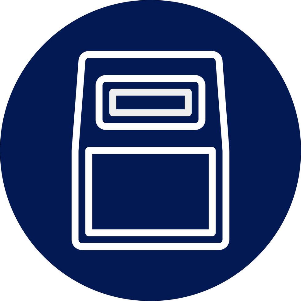Body Armor icon rounded blue white colour military symbol perfect. vector