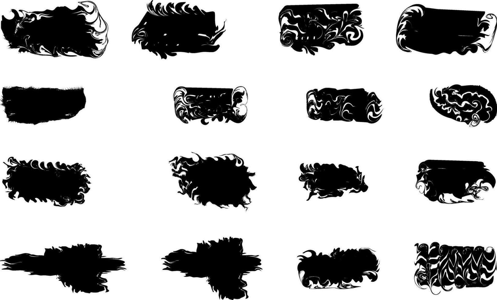 brush drawing effect, brush bundle, grunge brush vector