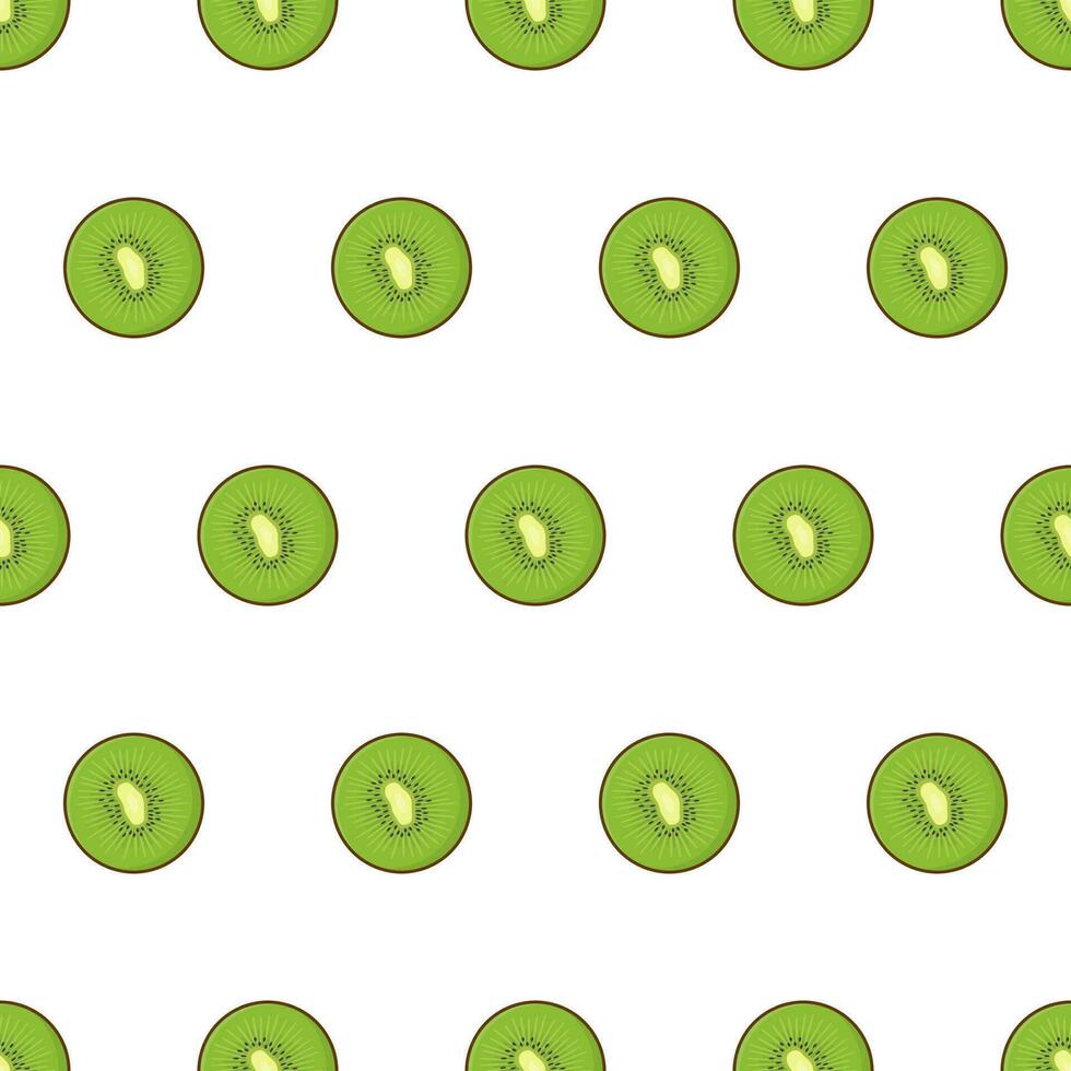 kiwi Fruta y rebanadas de kiwi vector icono ilustración. rebanada kiwi plano icono
