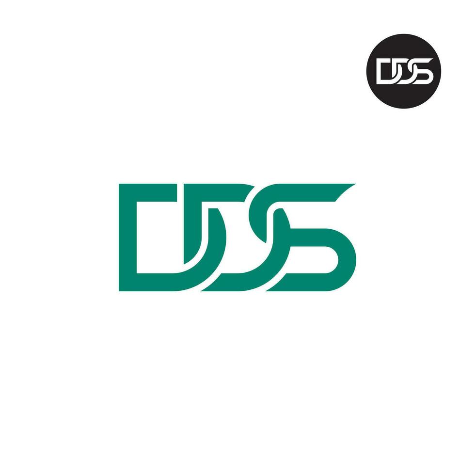 Letter DDS Monogram Logo Design vector