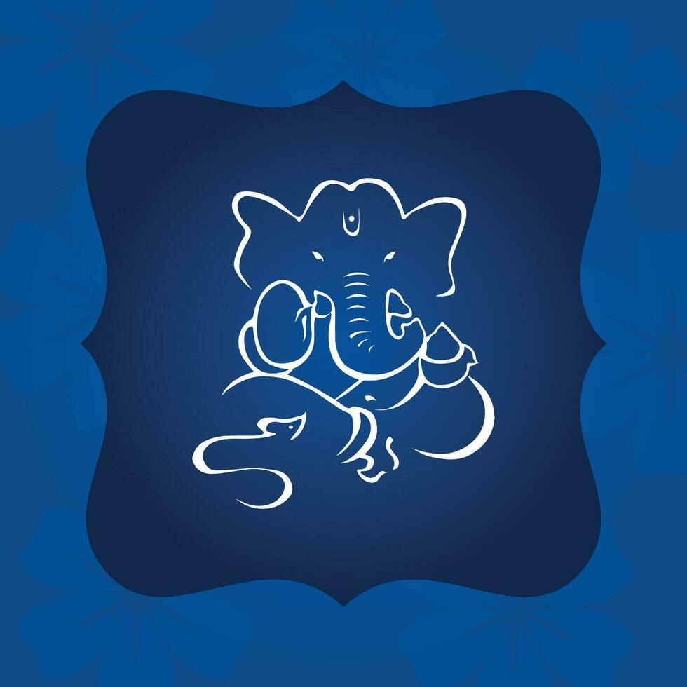 Ganesh Chaturthi Post vector