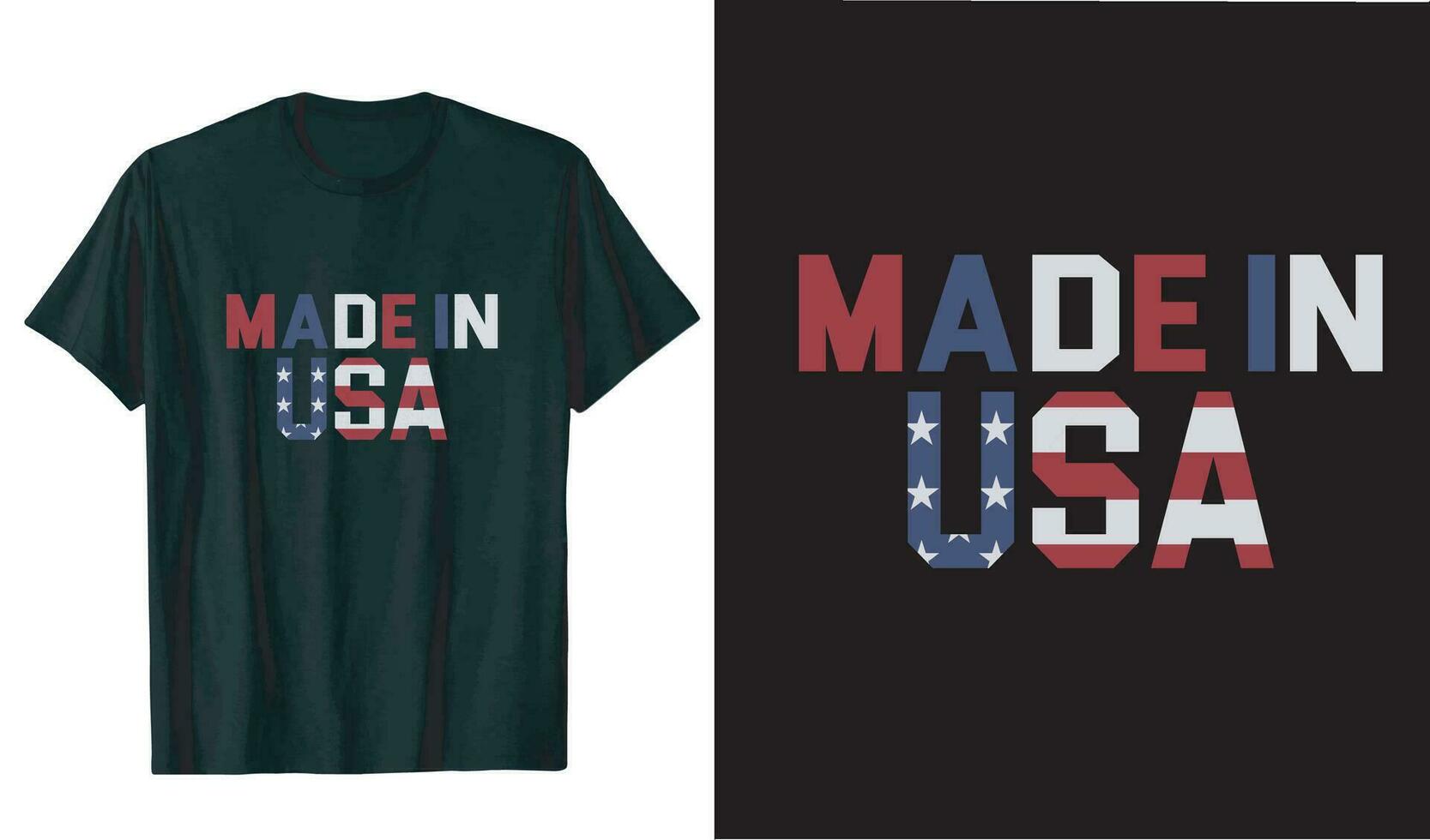 Made in Use Typograph t-shirt design vector