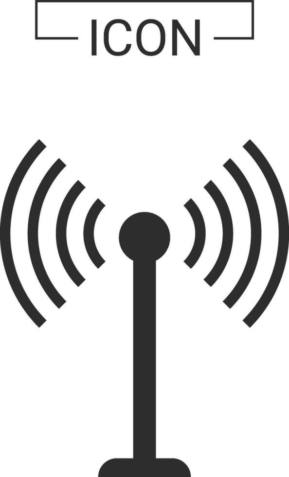 wireless icon signal connection vector