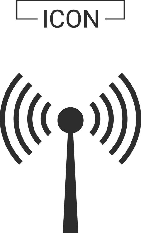 wireless icon signal connection vector