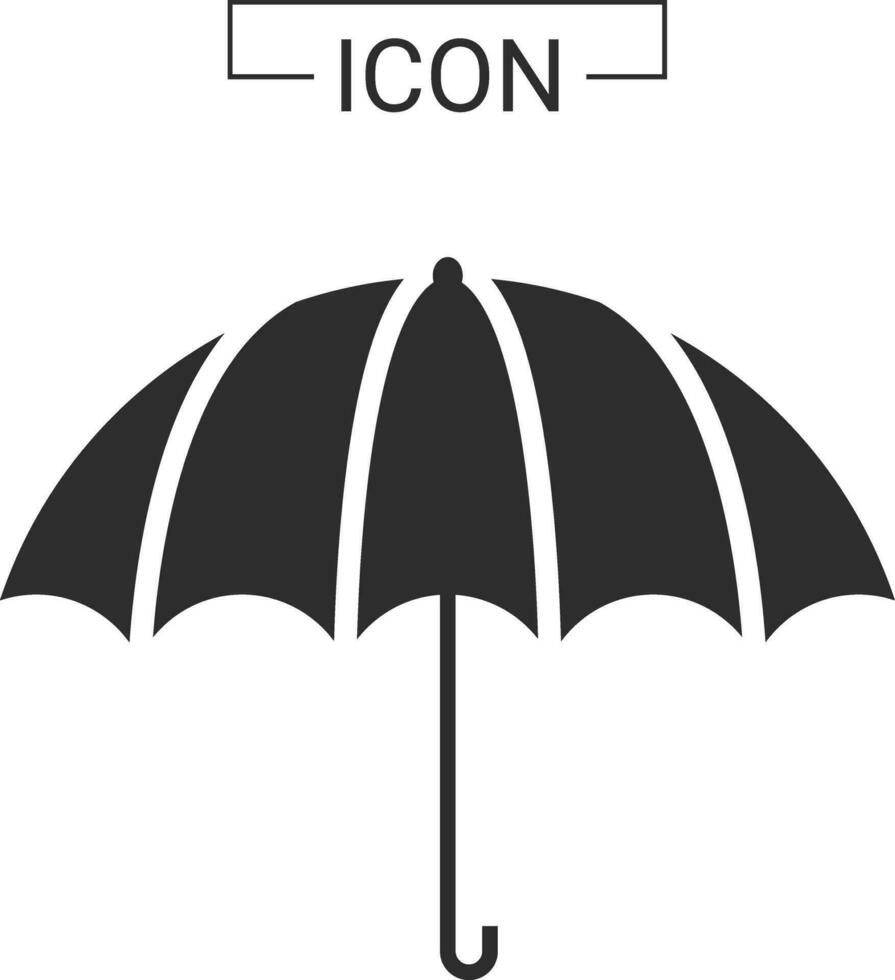 Umbrella vector icon template